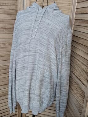 Men’s sweater Sz XL Macys Sun and Stone Gray business casual Fisherman style